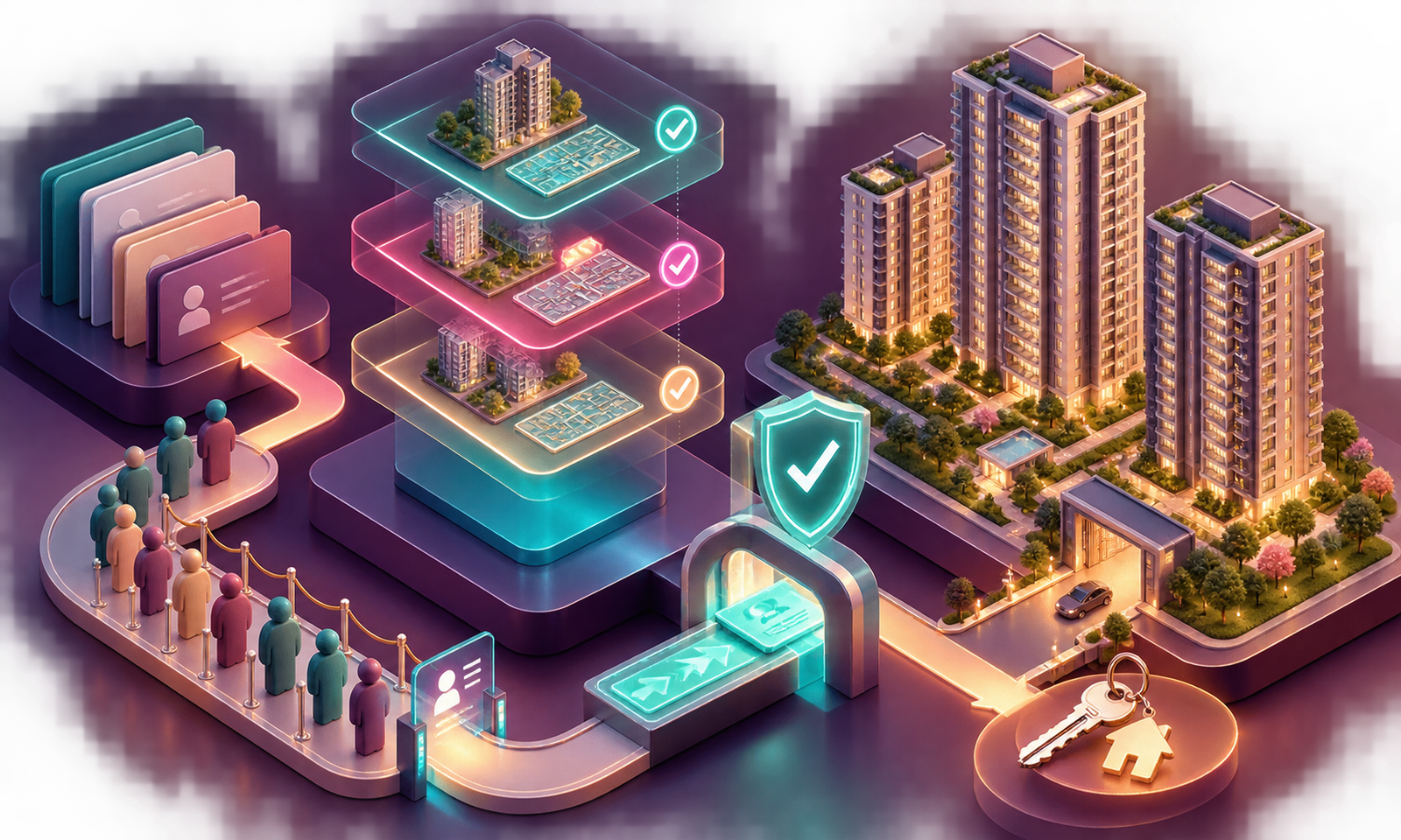e-Housing application screen