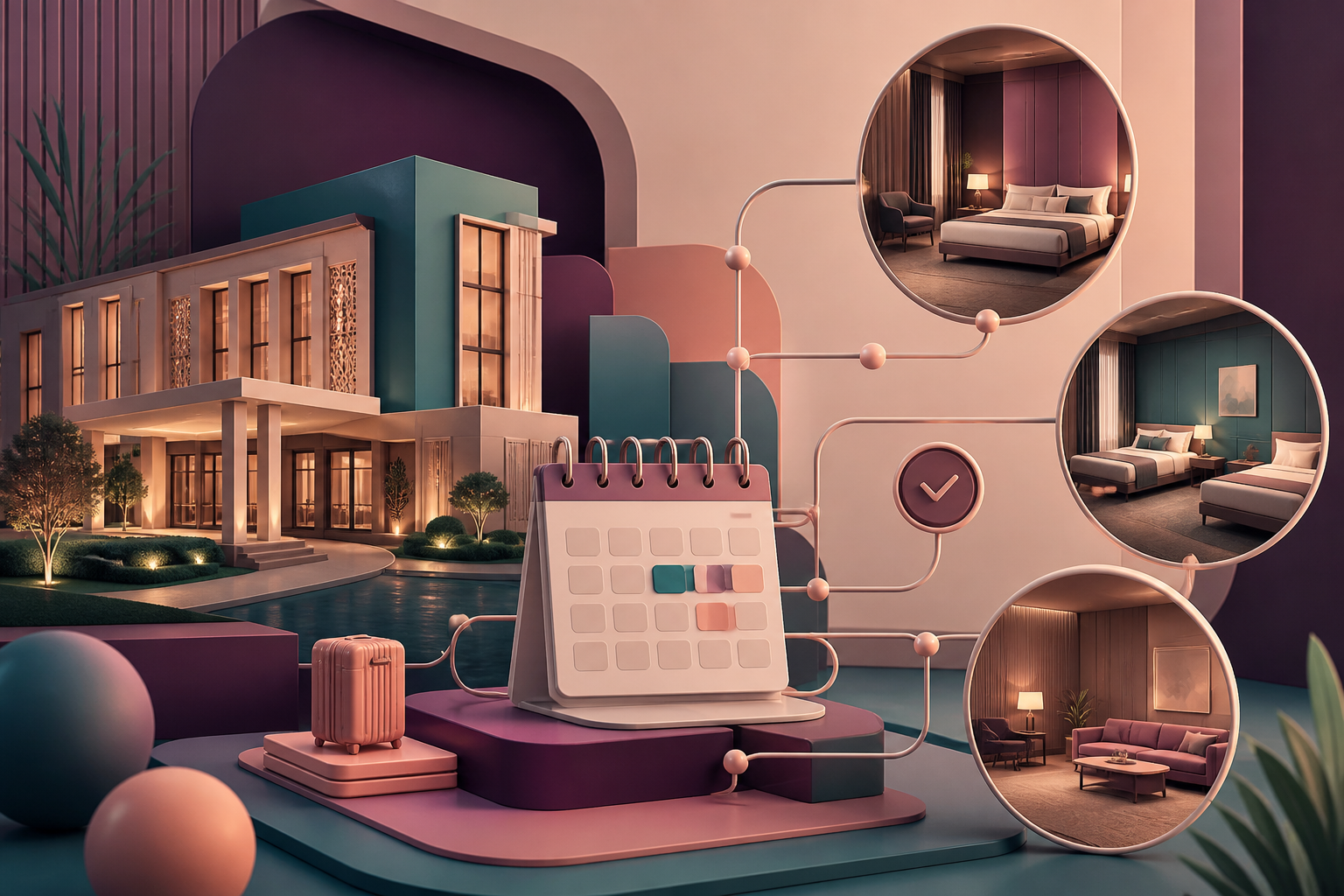 Guest House Booking application screen